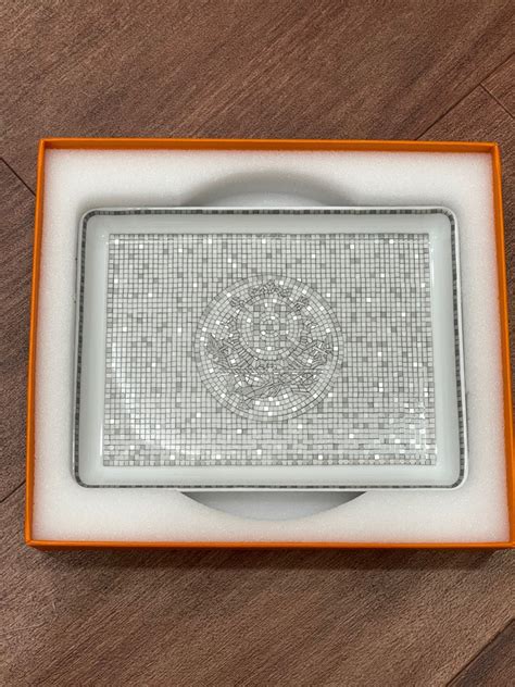 hermes mosaique tray|hermes dishes for sale.